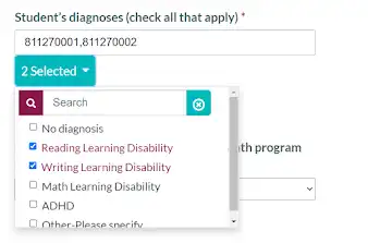 Power Apps multiselect dropdown showing selected values