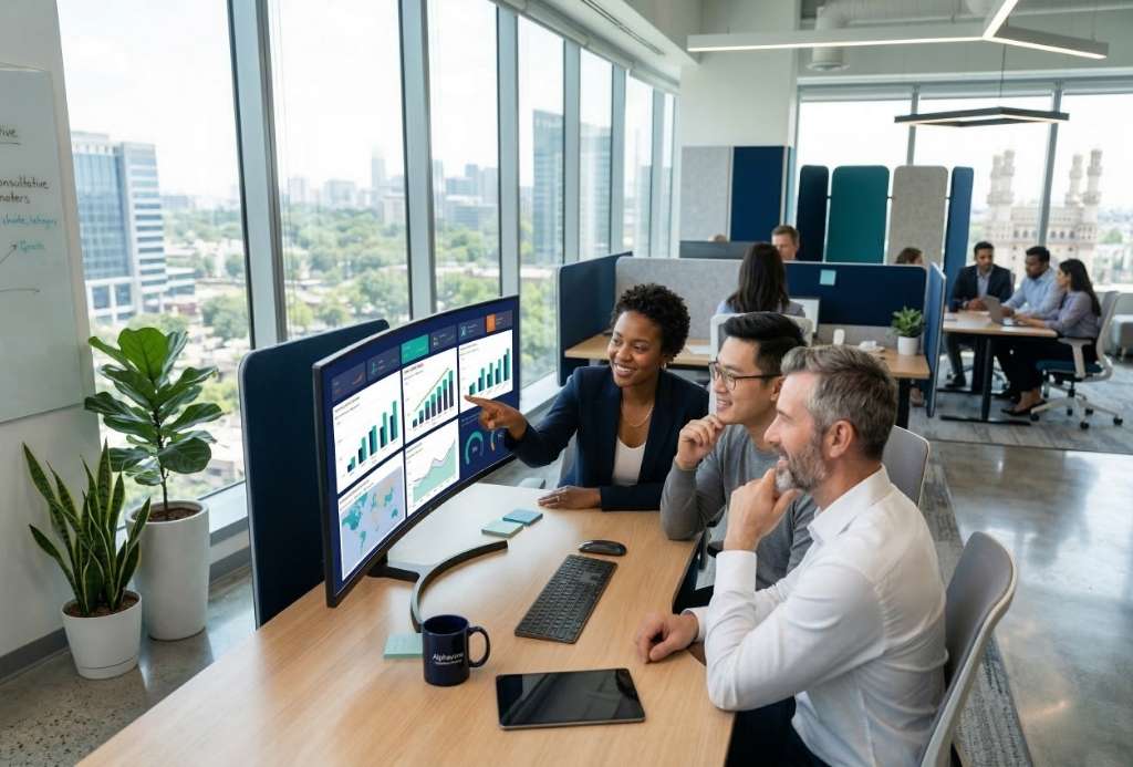 Power BI analytics dashboard
